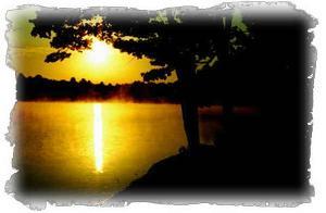 Sunrise is a spectacular event on Gifford Lake