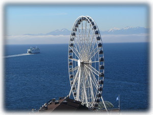 View from another Harbor Steps unit - sunny day! Similar view at SE 1511